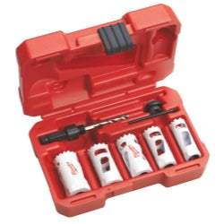 7 Piece - Compact Automotive Hole Dozer Hole Saw Kit