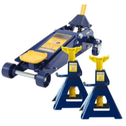 3 Ton Jack and Jack Stand (Pair) Combination