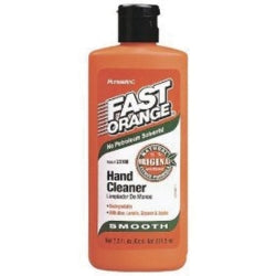Fast Orange Hand Cleaner, Smooth Lotion, Solvent Free, 7.5 oz Bottle, Case of 12