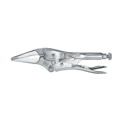 9" Long Nose Locking Pliers with Wire Cutter