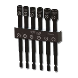 6" Extra Long Metric Nut Setter Kit, 6 Piece Set