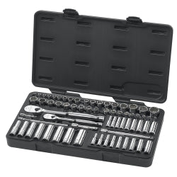 68 Piece 1/4" and 3/8" Drive SAE/Metric Super Socket Set