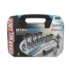 16 Piece Pass-Thru Socket And Ratcheting Set