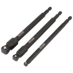 3 Piece Impact Wobble Socket Adapter Set