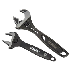 2 Piece Adjustable Wrench Set (10" Tactical & 8" Wide Jaw)