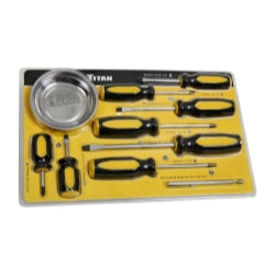 10-Piece Screwdriver Set with Magnetic Tray
