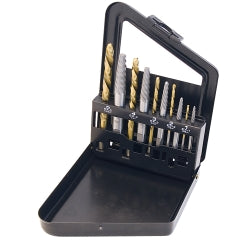 10 Piece Screw Extractor / Left Hand Drill Bit Set