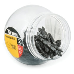 50 Pc. 2-1/2" PH2 Double End Torsion Bit Set