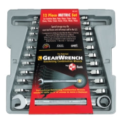 12 Piece Metric Combination Gearwrench Set