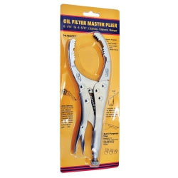 Locking oil filter claw pliers