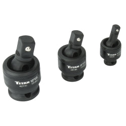 3 Piece Impact Socket Universal Joint Set
