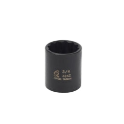 3/8" Dr. 12 Pt. 3/4" Impact Socket