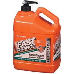 Fast Orange Hand Cleaner, Smooth Lotion, Solvent Free, 1 Gallon Bottle, with Pump, Case of 4