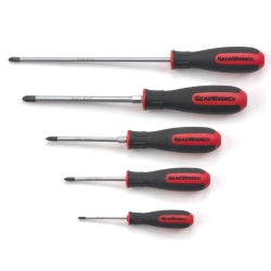 5 Piece Phillips Dual Material Screwdriver Set