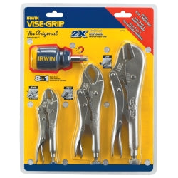 3 Piece Original Locking Pliers Set (10R, 7CR and 5WR)