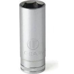 3/8" Drive 6 Point Deep Socket, 18mm