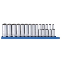 14 Piece 3/8" Drive 6 Point Deep Metric Socket Set