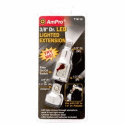 3/8" Drive Lighted Extension with Adapter