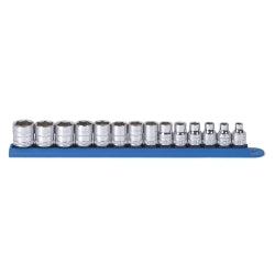 14 Piece 3/8" Drive 6 Point Standard Metric Socket Set