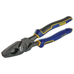 Vise-Grip 9-1/2" High Leverage Lineman's Pliers with Fish Tape Puller and Connector Crimper