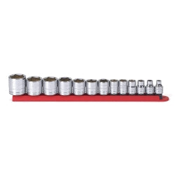 13 Piece 3/8" Drive 6 Point Standard SAE Socket Set