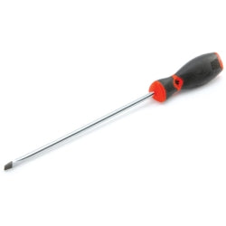 Slotted Screwdriver, 1/4" Tip, with 8" Shaft, Clear Handle