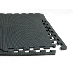 Anti Fatigue Work Mats, 3/8" Thick Foam, Water Resistant, Interlocking, 24 Square Feet per Pack