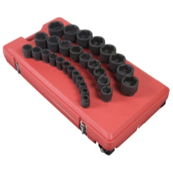 29 Piece 3/4" Drive 6 Point SAE Impact Socket Set