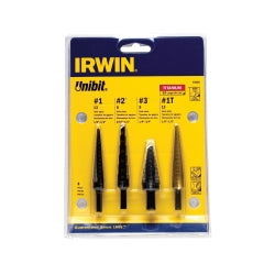 4-Piece Unibit Step Drill Set