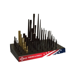 57 Piece Punch and Chisel Display