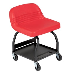 Large Padded Mechanic's Seat - Red