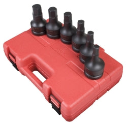 6 Piece 1" Drive Metric Impact Hex Driver Set