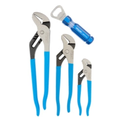3 Piece Tongue and Groove Set with Bottle Opener