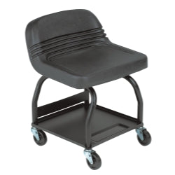 Large Padded Mechanic's Seat - Black