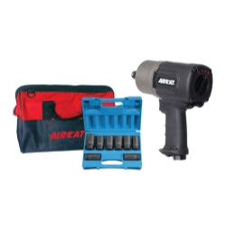 AIRCAT 3/4"  COMPACT 'SUPER DUTY" IMPACT WRENCH KIT