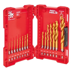 15 Piece Titanium Shockwave Drill Bit Set