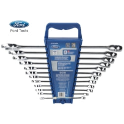 12 Piece Combination Wrench Set, SAE Elliptical Panel