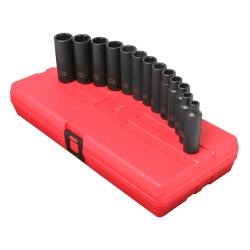 13 Piece 3/8" Drive 6 Point Deep Metric Impact Socket Set