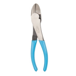 8" High Leverage Curved Diagonal Lap Joint Cutting Plier