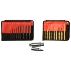12 Piece Pro Pilot Punch Kit with 20% off 9 Piece Brass Pilot Punch Set Plus a FREE 2 Piece, 2 IN 1 Socket Adapter Set