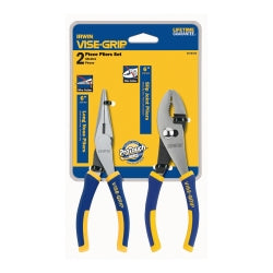 2 Piece ProPliers Set - 6" Slip Joint and 6" Long Nose