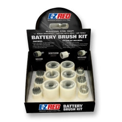 12 Piece Quick Disconnect Battery Brush Kit