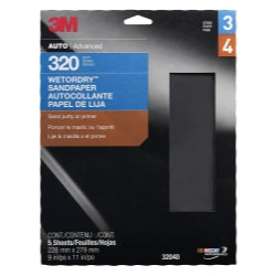 3M Imperial Wetordry 9" x 11" Sheet - 5 Sheets per Pack