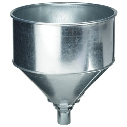 8 Quart Lock-on Tractor Steel Galvanized Funnel