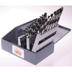KnKut 29 Piece Stubby Length Drill Bit Set 1/16"-1/2" by 64ths