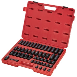3/8" Drive 51 Piece Metric Impact Socket Set