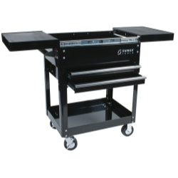Compact Slide Top Utility Cart - Black
