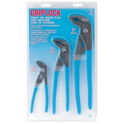 3 Piece Groove Joint Plier Set