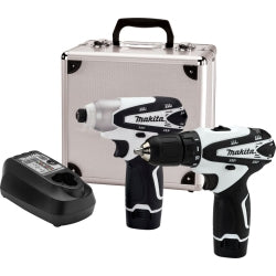 2 Piece 12V Drill Driver and Impact Driver Combo Kit (DT01W + FD02W)