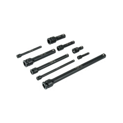 9 Piece Assorted Impact Extension Bar Set